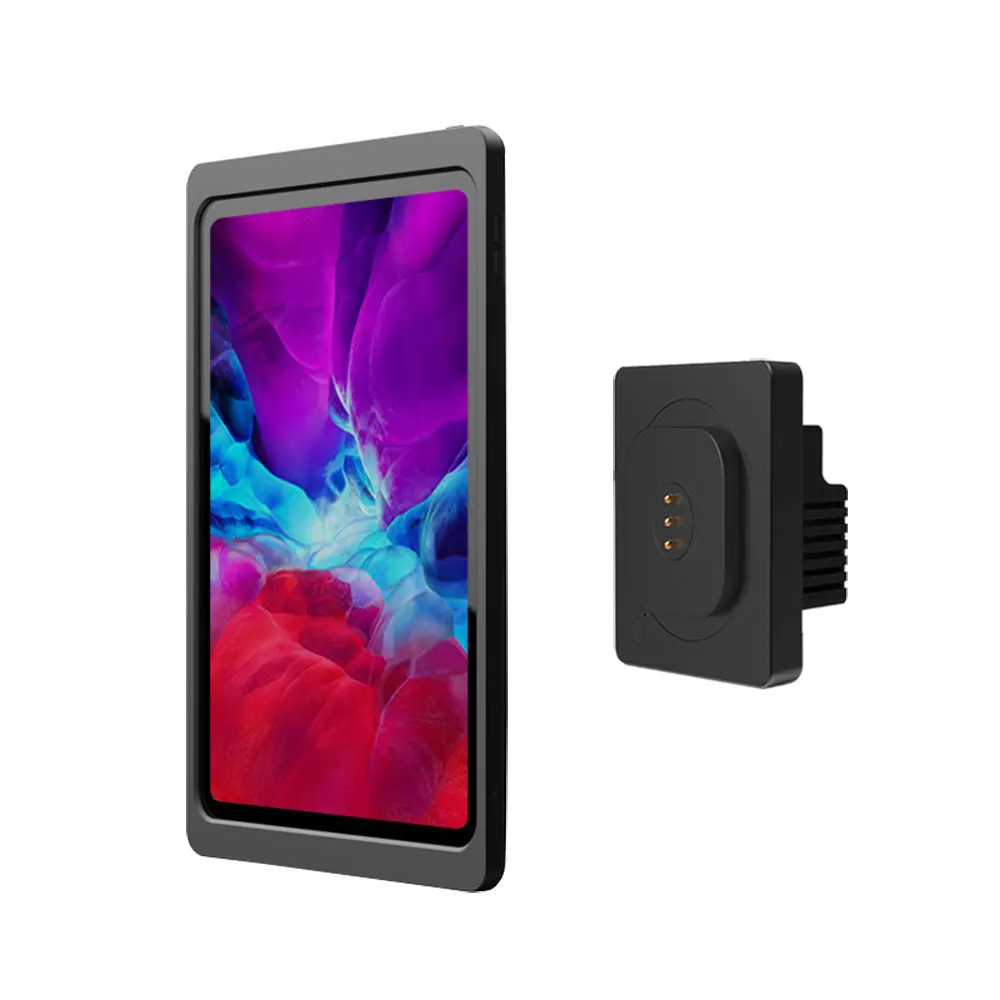 

EMONITA Wall Mount Magnetic Charger Stand with Case for iPad Air 4/5 & iPad Pro 11", AC Power Up to 18W Charging Strong Magnets
