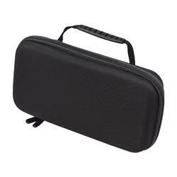 Dual Microphones Carrying Bag Mic Bag Storage Box Mic Carry Case Water-resistant Shock-proof Black for Storing Two Microphones
