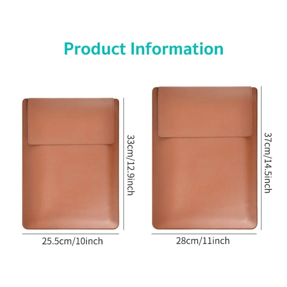 Ultra-thin Laptop Sleeve Bag Case Shockproof 13-16 inch Laptop Bracket Inner Bag Non-zipper Lightweight Tablet Protect Handbag image 6