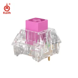 1/3/5pcs Kailh Box Crystal Pink Keyboard Switch Custom Mechanical Keyboard MX Clicky Switches Dustproof Hot Swap