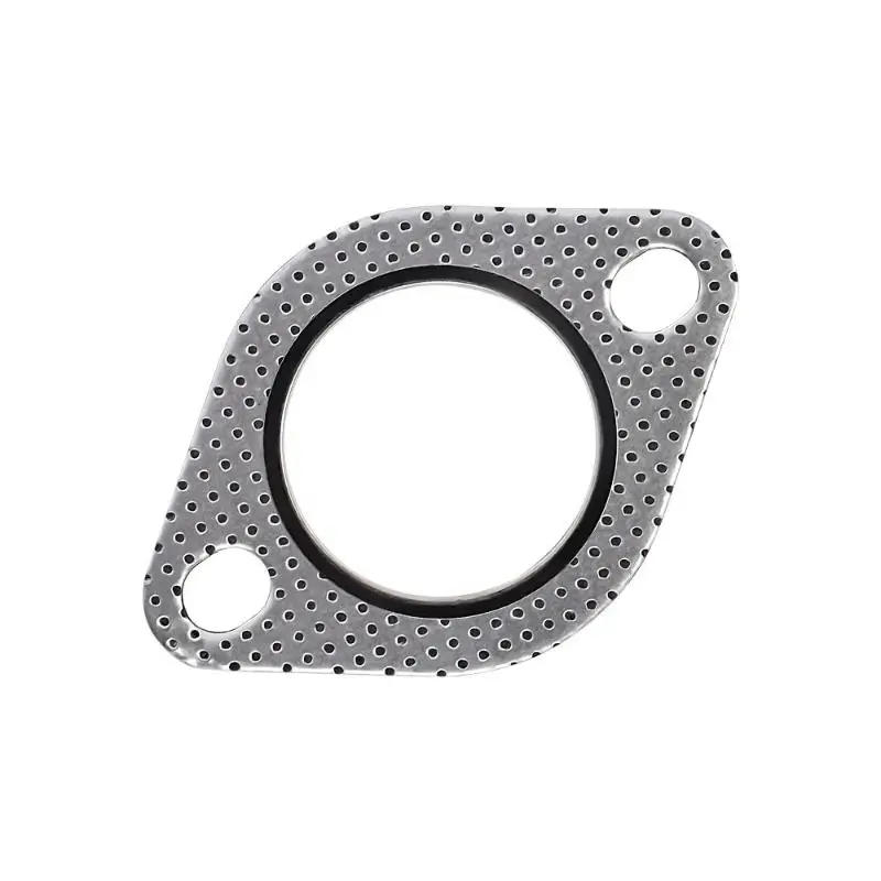 New Car Exhaust Downpipe Flange Gasket 2.0/2.16/2.36/2.5/2.75/3.0 Inch Exhaust Pipe Tube Gasket Universal Two Holes