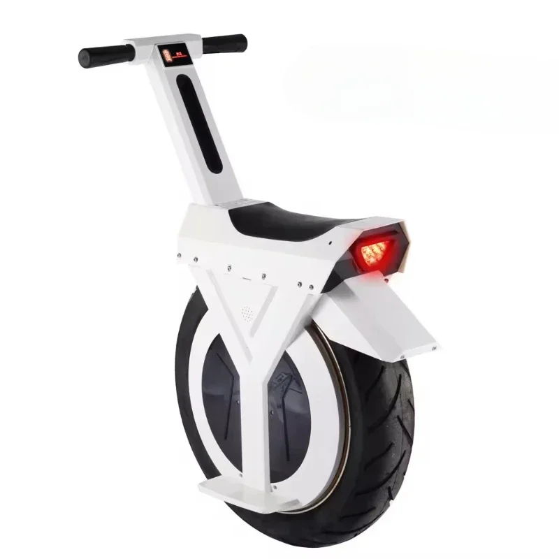 60V500W8ah electric scooter unicycle 17inch fat tyre top speed 20kmh range 56-64km mobility light weight unincycle