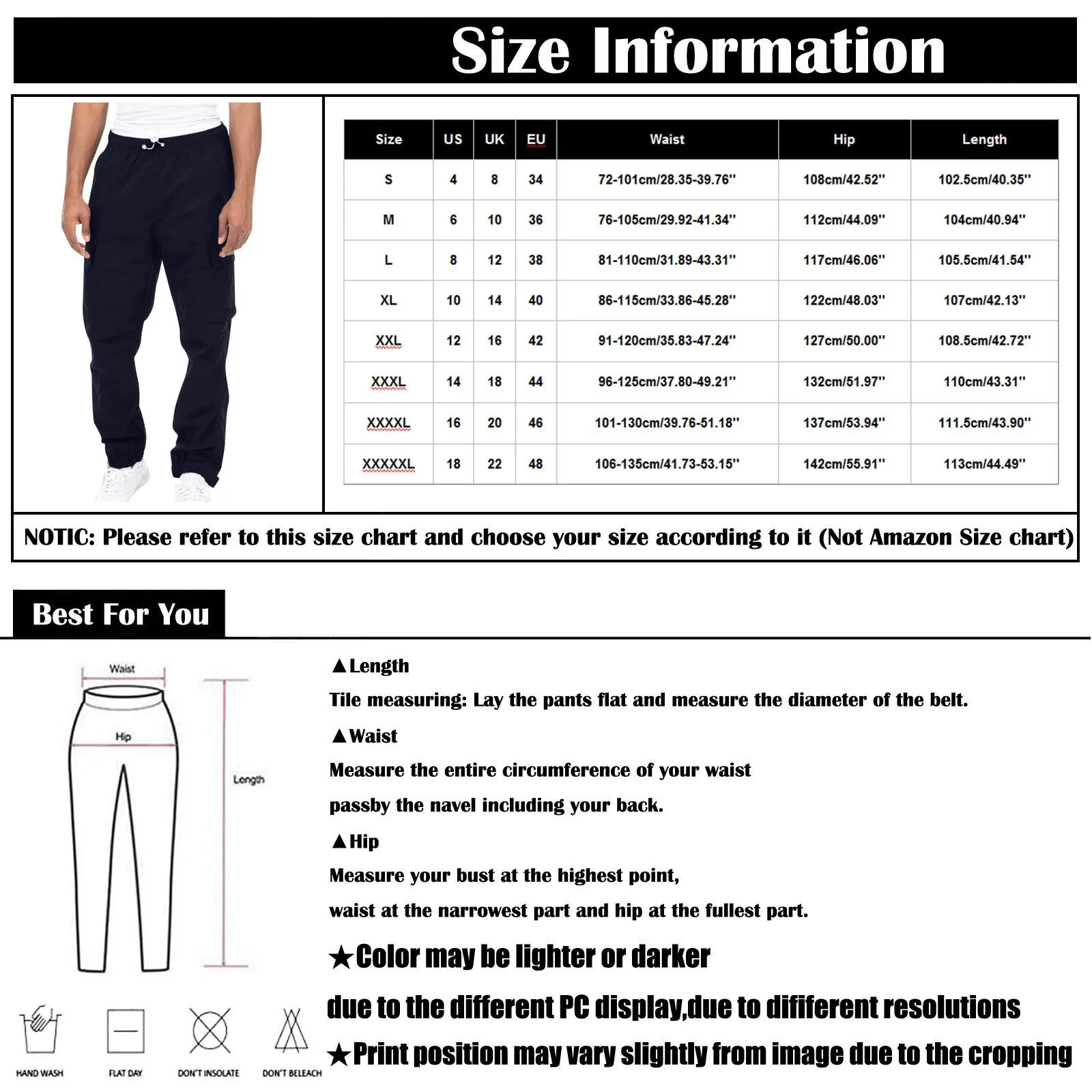 Men'S Overalls Pants Spring Summer Thin Comfortable Cargo Trousers Fashion Casual Solid Color Elastic Band Pants With Pockets