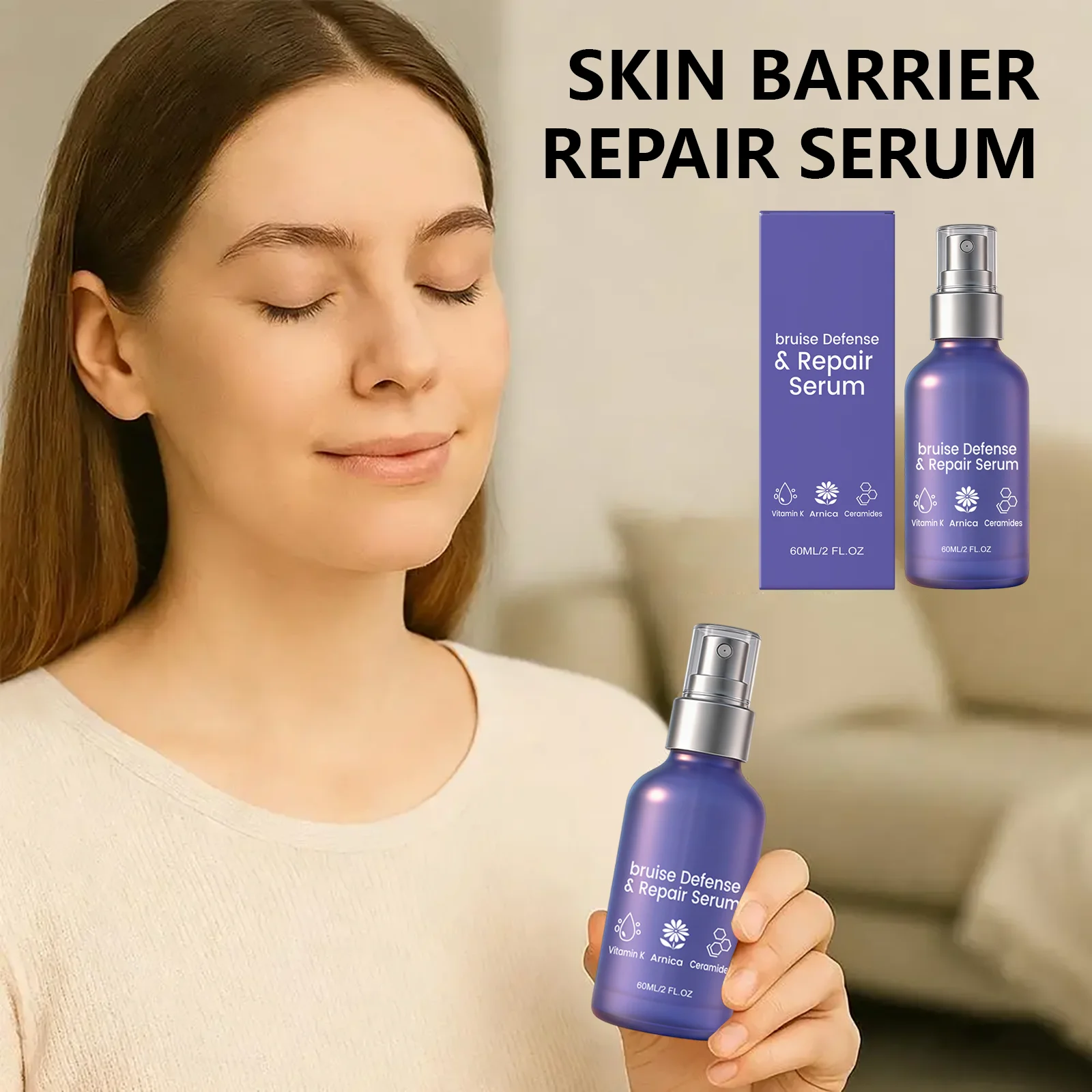 Skin Barrier Repair Serum Deep Moisturizing Fade Dark Spots Improve Pigmentation Reduce Redness Brightens Dull Skin Body Essence