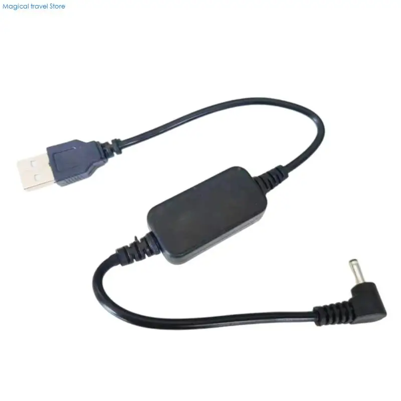 N2UB 90 Degree DC3.5mm to USB 2.0 Charging Cord 5V To 12V Converter Cable