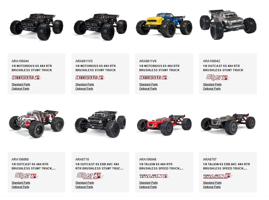 Genuine ARRMA ARA330654 Rear Lower Suspension Arms 148mm For ARRMA 1/8 BIG ROCK FIRETEAM KRATON OUTCAST NOTORIOUS TALION