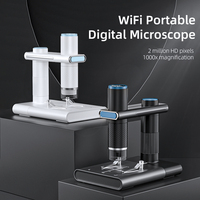 Wireless Digital Microscope Handheld HD Inspection Camera 50x-1000x Magnification WiFi Mobile Phone PC Magnifier For Skin Detect