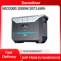 DaranEner NEO2000 Portable Power Station, 2073.6Wh LiFePO4 Battery Solar Generator, 2000W AC Output, 1.8H Full Charge, 15ms UPS