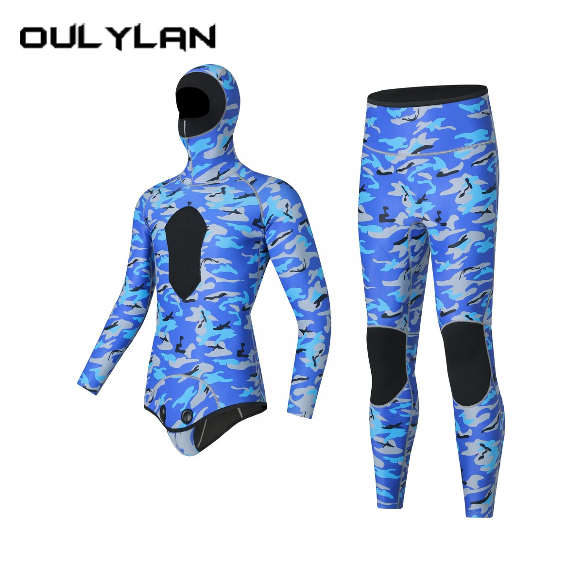 

Hot Sale Warm Independent Wetsuit 3 mm Deep Snorkeling Swimming Long Sleeve Elastic Hunting Fish Surf Fishing Camouflage Clothes