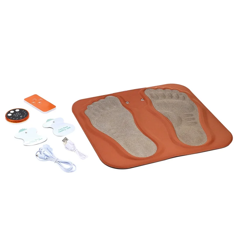 A005-8 modos, 29 niveles ajustables, estera de masaje de pies adelgazante, microcorriente EMS multifunción