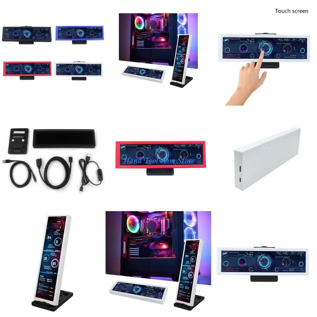 

H37F 8.8inch Touches Screen Panel Computer Monitor Temperature Display Screen