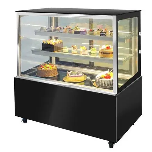 2020 Factory Price Hot Selling Curved Glass Bakery Cake Refrigerator Showcase /Cake Display Case