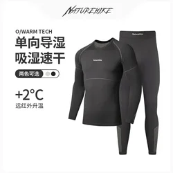 Naturehike-Outdoor Sweat-Wicking Quick-Drying Thermal Clothes for Men and Women,Functional Underwear Suit, CYY234