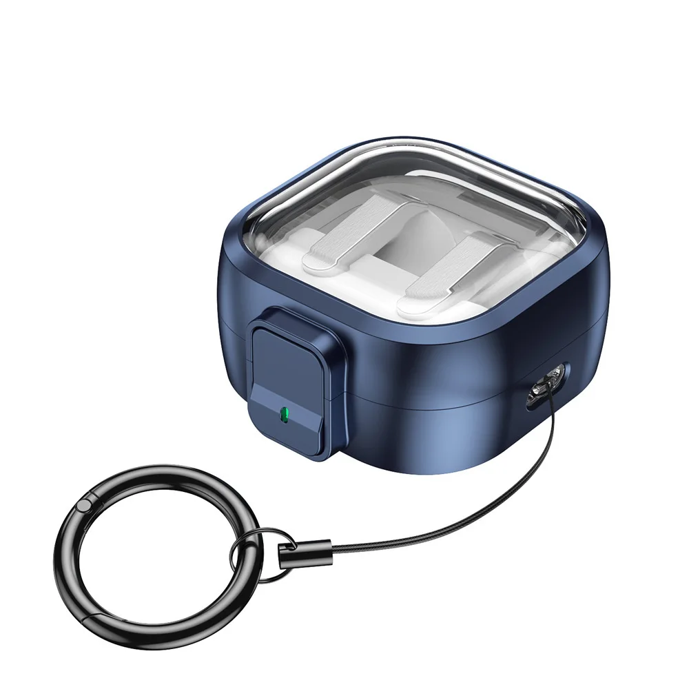 Secure Latch Protective Housing For Samsung Buds4 Pro Earbuds Transparent TPU Cover Full Body Impact Resistant Case