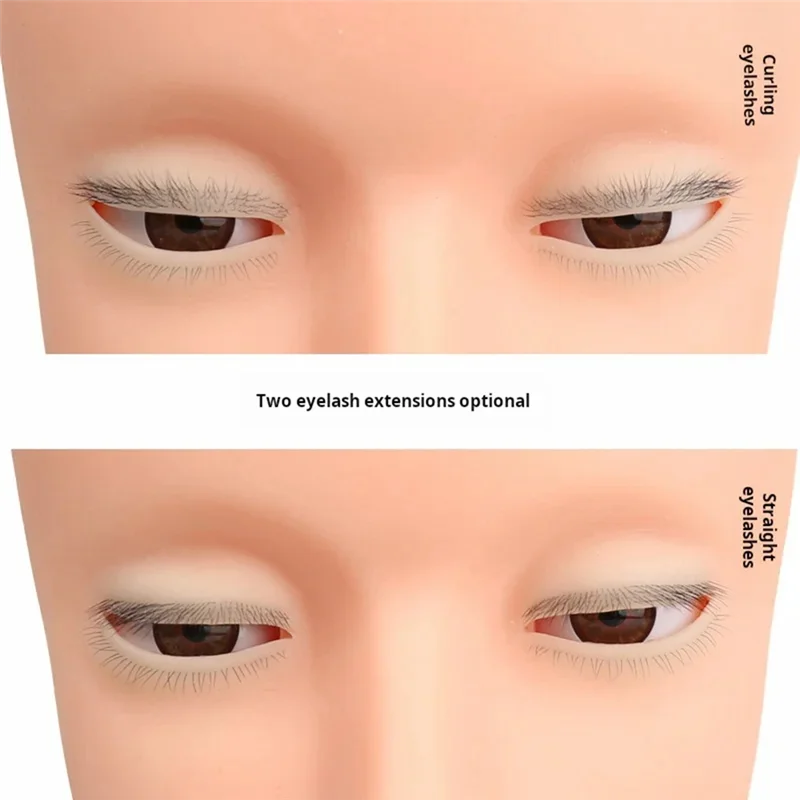 SANQ Real 4 Lashes عارضة أزياء رئيس رمش تمديد أدوات التدريب ملحقات رمش ممارسة نموذج الرأس