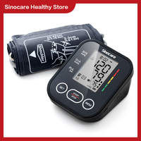 Sinocare Blood Pressure Monitor Digital Upper Arm Blood Pressure Measuring Device 22-42 Long Cuff Home Professional BP Machine