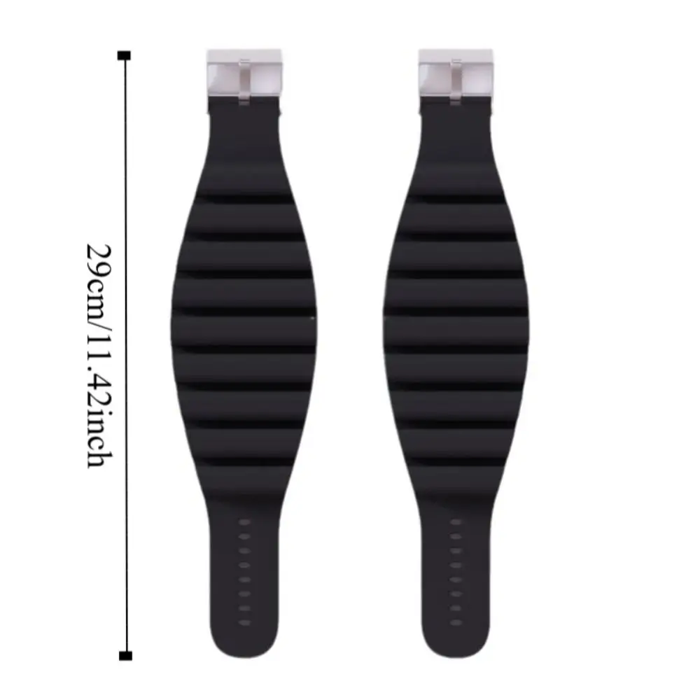 1 زوج 2 رطل المعصم الوزن سوار سيليكون اليوغا المرجح شريط للرسغ قابل للتعديل الجلد ودية الوزن الحاملة أجهزة لياقة بدنية