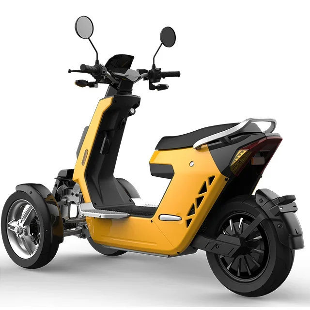 Scooters elétricos para adultos, Motocicleta de 3 rodas E, Rickshaw elétrico, HM-xsd, Triciclos Unisex, 72V, Potência 3000W, 2000W