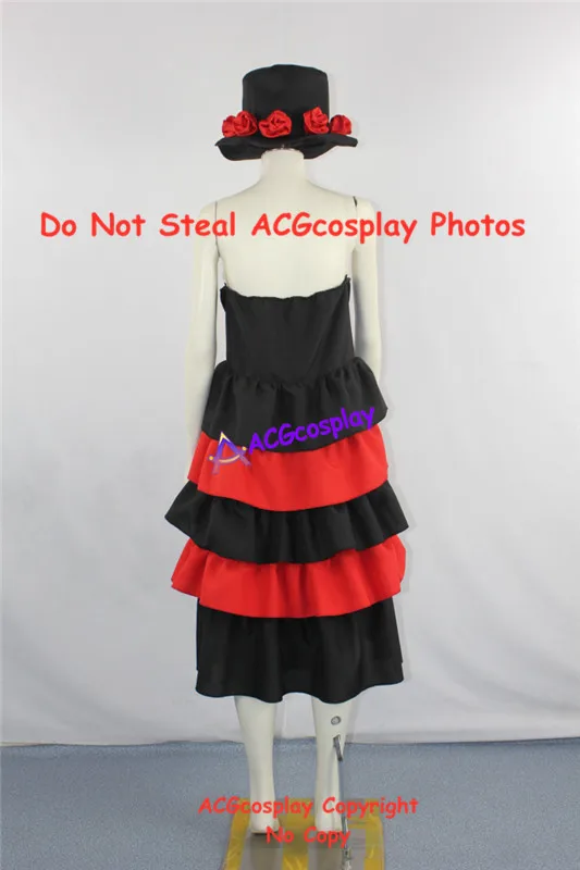 One Piece Perona Cosplay Costume acgcosplay include hat ornament