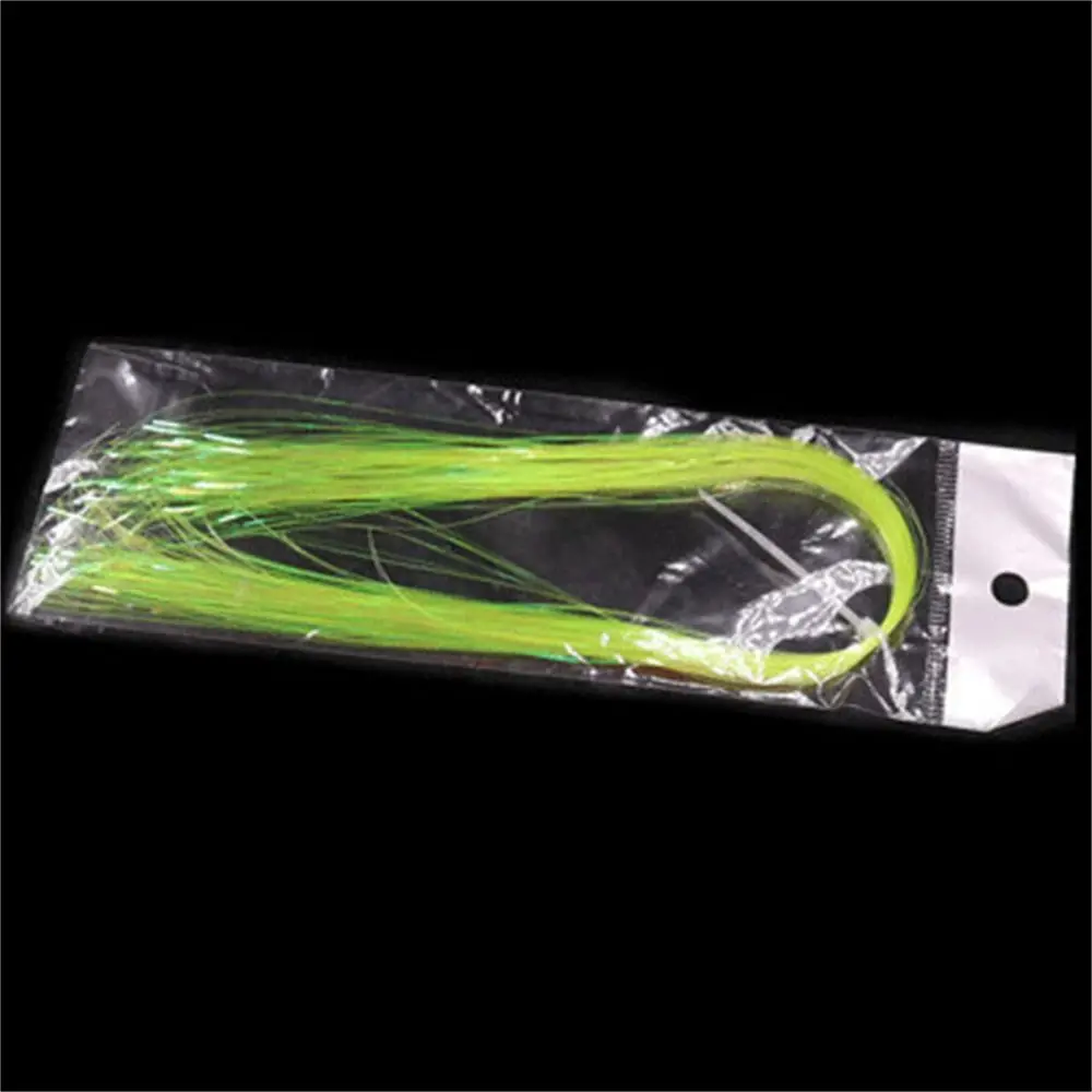 

Fishing Tools Tinsel Streamer Shining Fly Fishing Jig Hook Streamer Fly Tying Tinsel Assist Hooks Line Fly Tying Materials