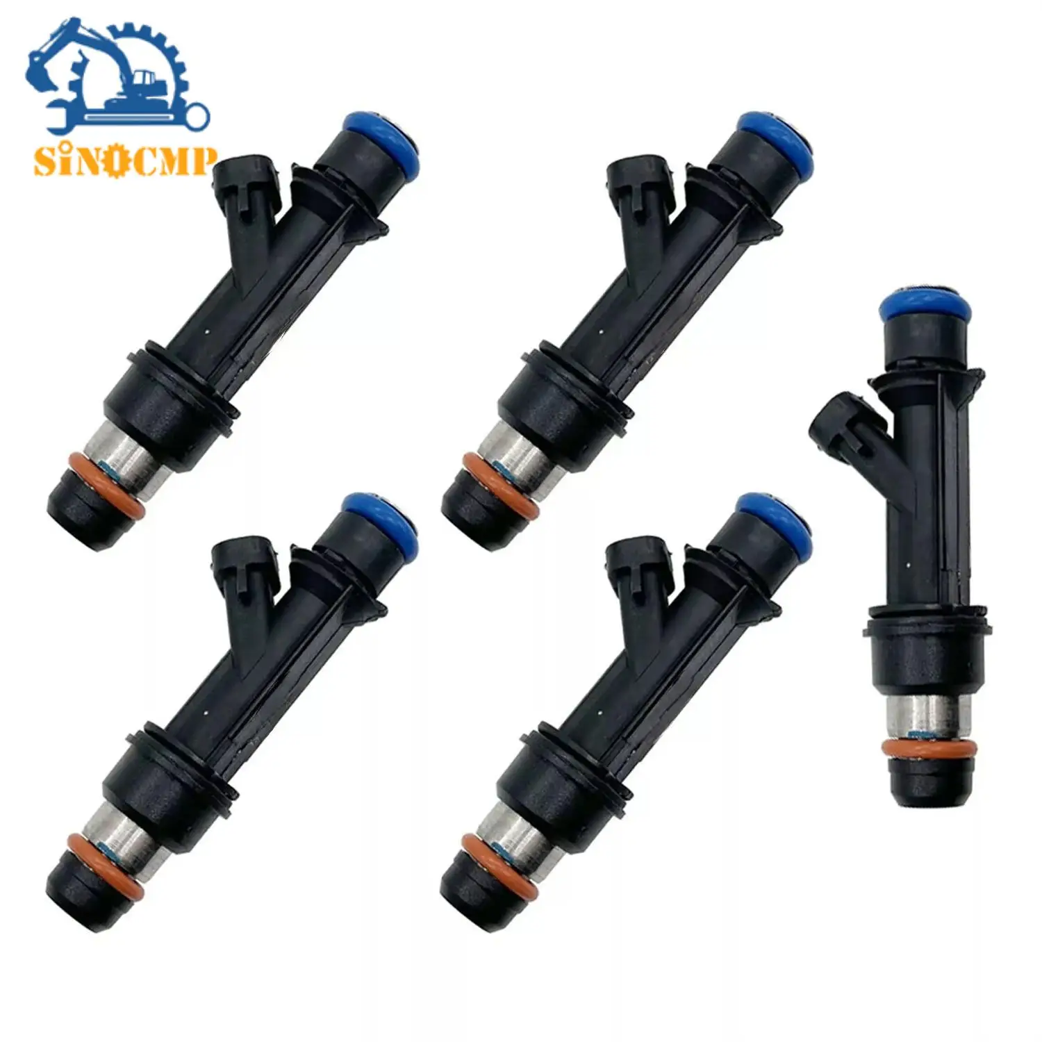 5PCS Fuel Injectors 12589465 For Chevrolet Colorado Canyon Hummer H3 3.5L 3.7L I5 Car Accessories