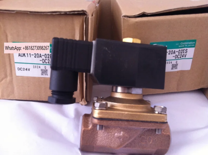 

Pilot operated fluid solenoid valve ADK11-15A-02E-AC2220V