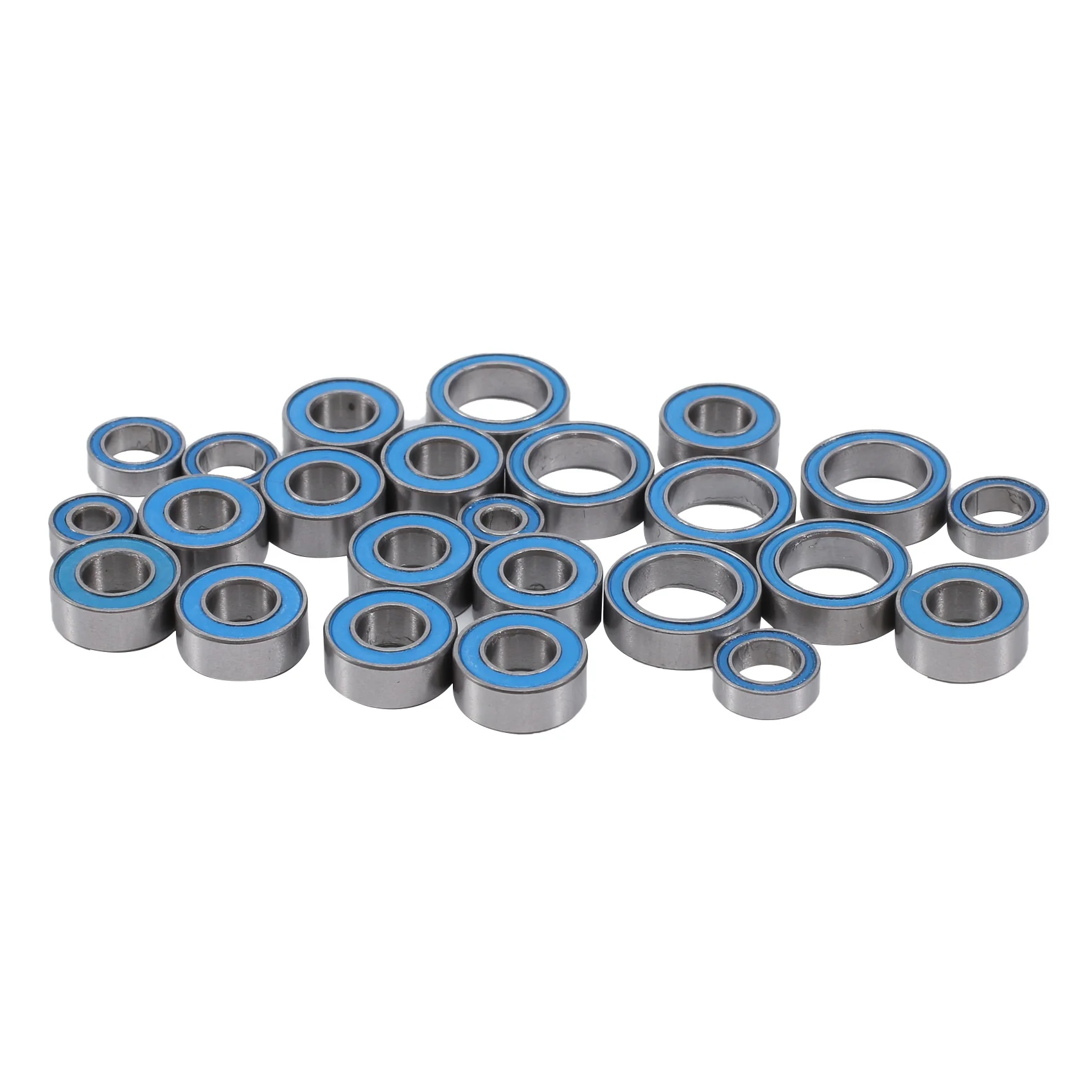 

24PCS Rubber Sealed Ball Bearing Kit for Tamiya XV-02 XV02 1/10 RC Car Upgrade Parts Accessories