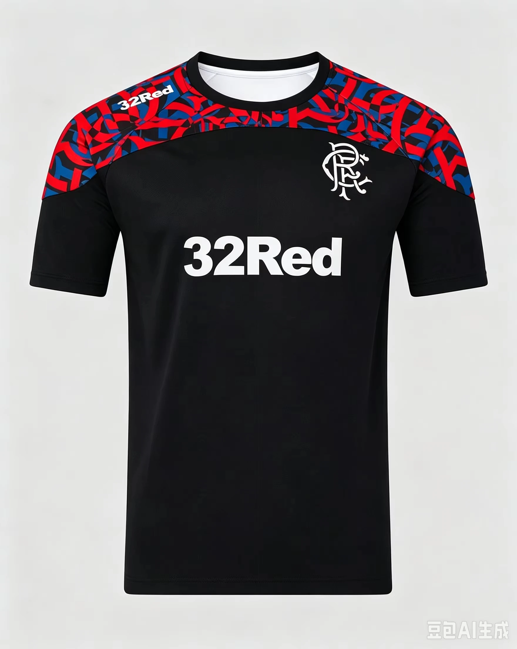 2026 Bestseller Rangers Fußballtrikot Familien-Set Sommer-Sport-Übergrößen-T-Shirt Atmungsaktiv Schnelltrocknend Streetwear-Kleidung – Detail 5