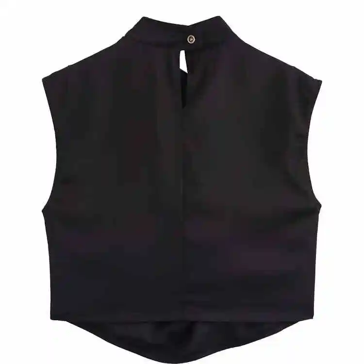 JNLEAOG Spring New Women's Casual Sle Svel Top And Button Skirt Set Polyester Fiber Slim Fit round Ne Regular Length