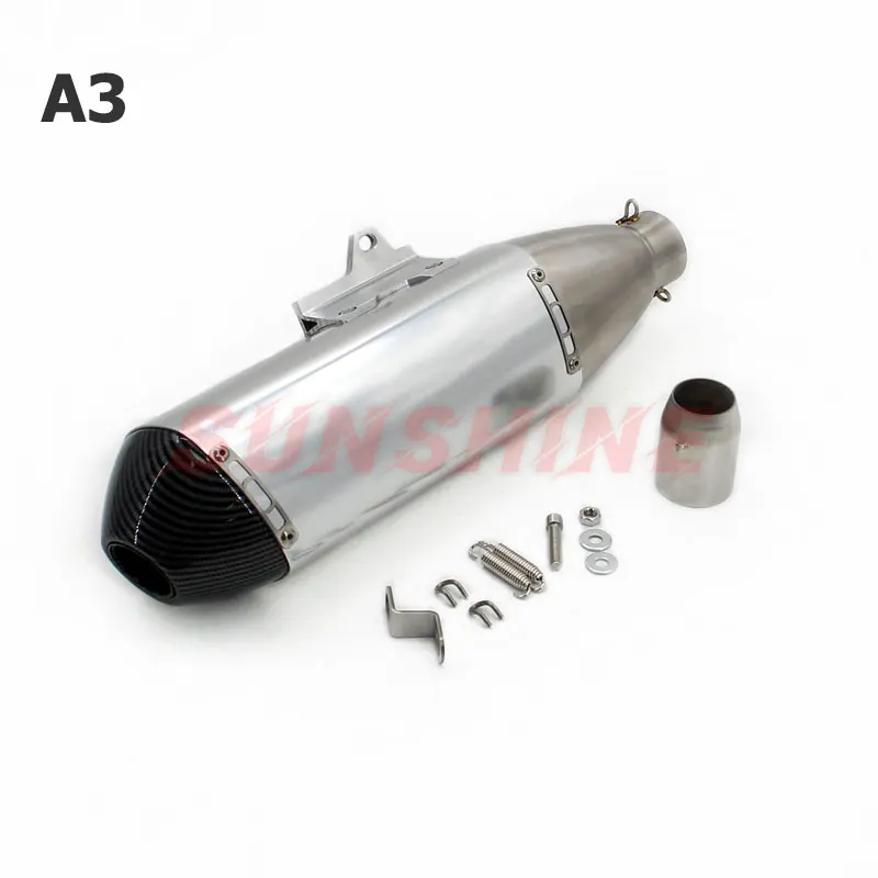 Escape Moto Universal Exhaust Motorcycle Muffler Pitbike Pipe Motocross Tip Systems For CRF230 CFR250 CRF150 EXC WR450 RC390