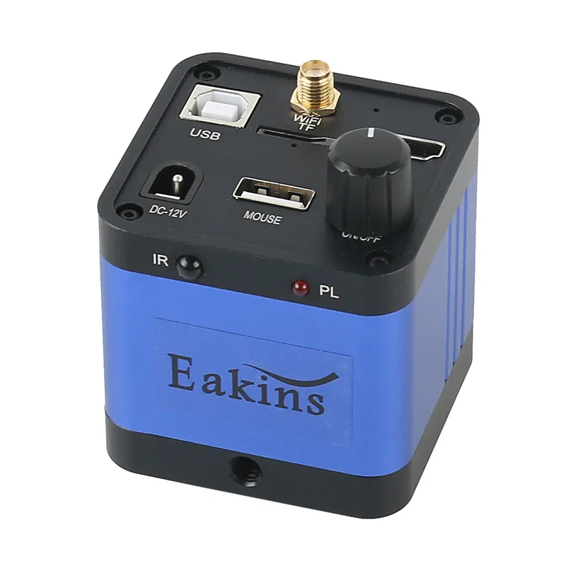 3.5X90X Simul-Focal Stereo Microscope Trinocular Microscope 1080P 36MP HDMI USB WIFI Measurement Video Camera 144 LED Ring Light