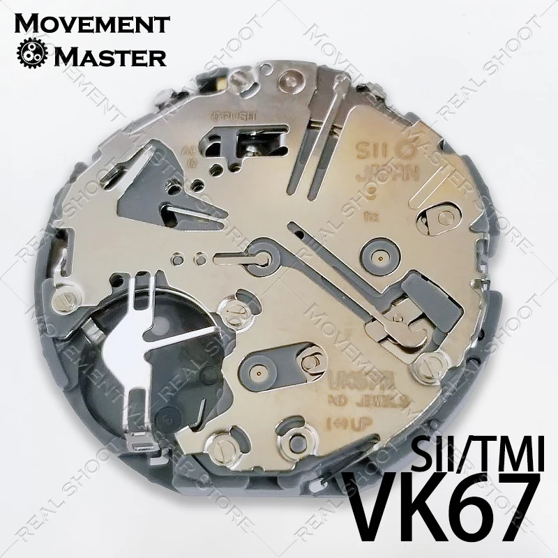 Timing VK67 Quartz Movement Movement Japanese TMI VK67A-3 Movement Chronograph, Brand New Genuine Product