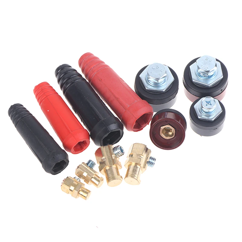 1Pcs Rapid Fitting Europe Welding Machine Cable Connector DKJ 10-25 35-50 Quick Connector Welding Machine Plug Socket