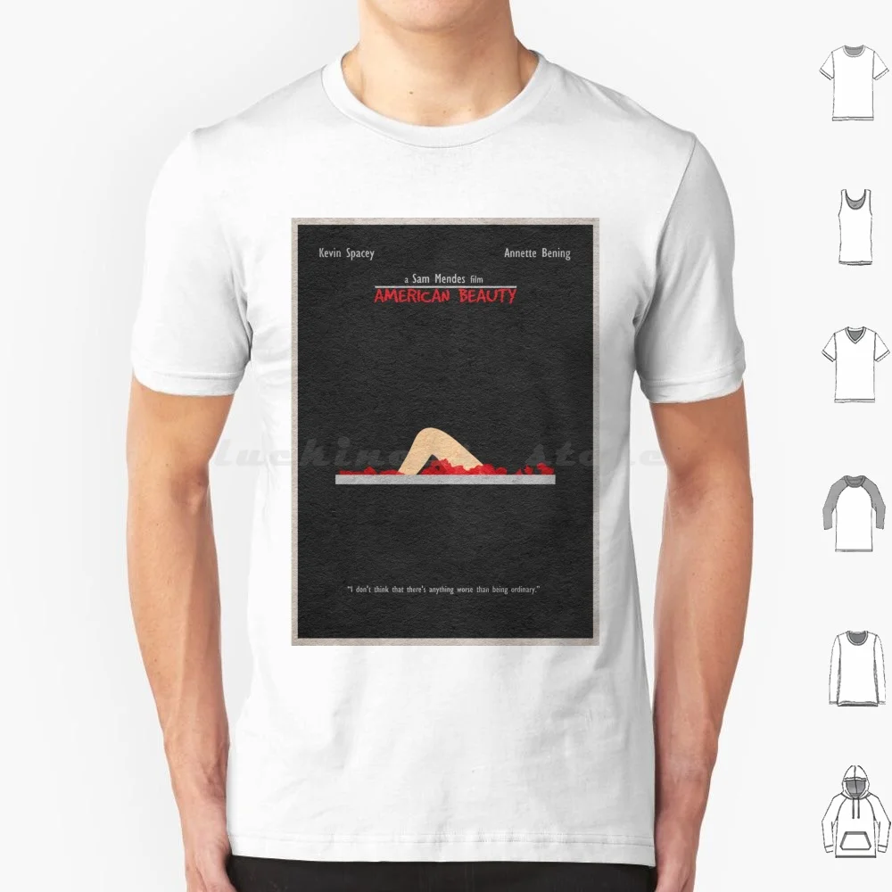 American Beauty T Shirt 6xl Cotton Cool Tee American Beauty Sam Mendes Kevin Spacey Annette Bening Bath Tube Rose Movie Film