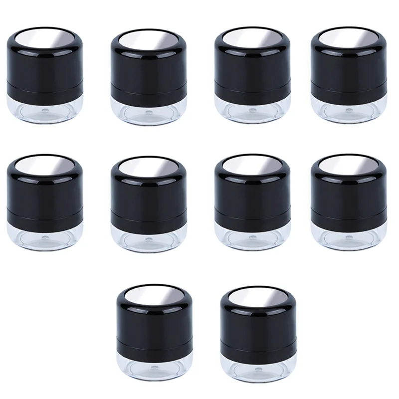 B02C-caixa vazia de pó solto, caixa de pó de maquiagem, caixa de pó solto de espelho portátil, fundação de maquiagem diy de viagem de espelho