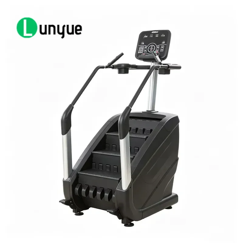 Commercial Electric Stair Climber Machine CE Certified Original Steel Injection Molding Shell 0-15 Level Adjustable Fitness