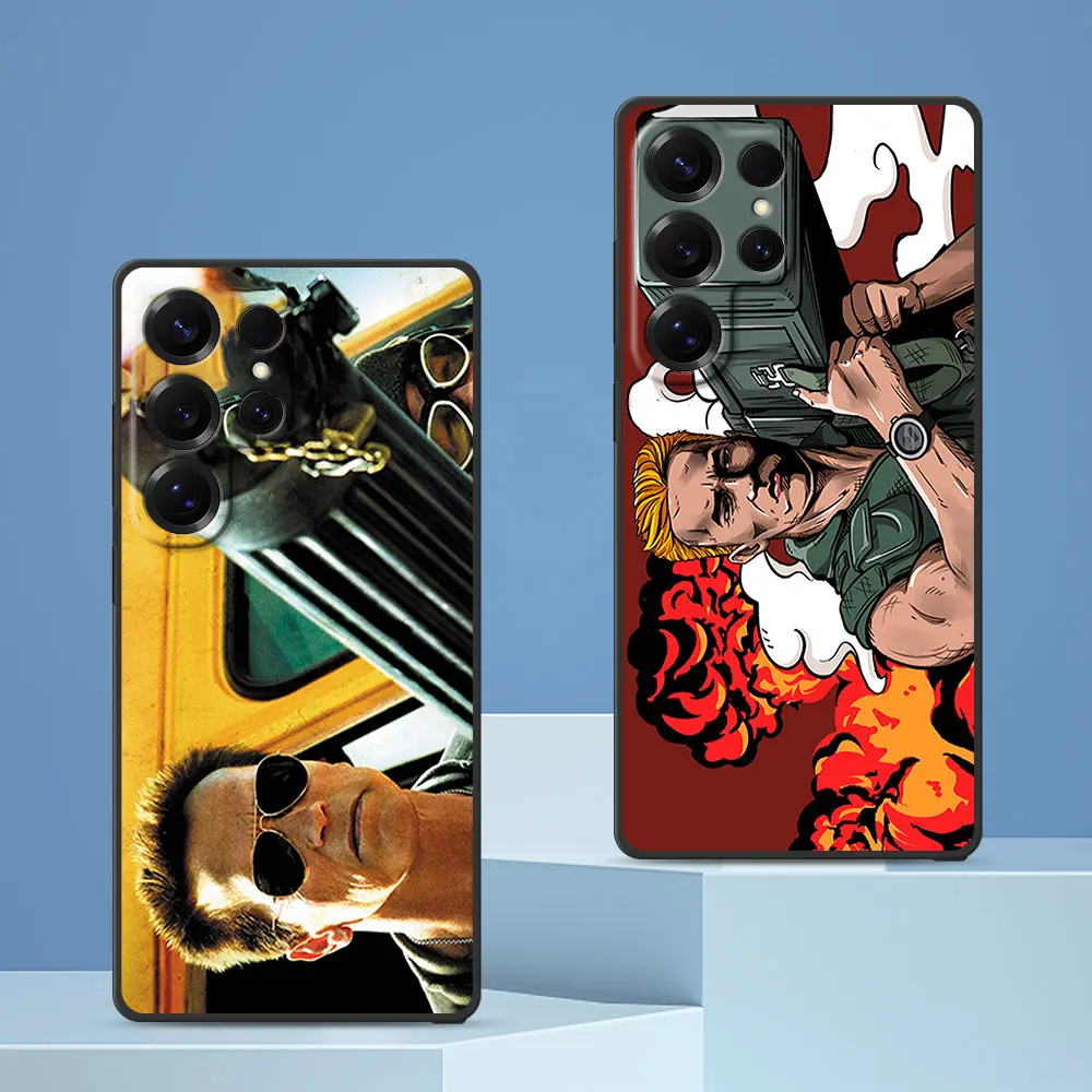 TPU Case For Samsung Galaxy S26 S24 S22 S23 S25 S20 FE S9 S10 S21 Ultra S8 Plus Cover Arnold Schwarzenegger Movie Commando 1985
