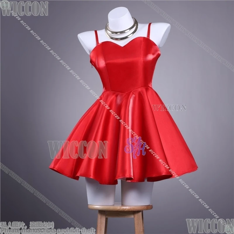 أنيمي اللباس الداخلي والتخزين مع Garterbelt تأثيري اللباس الداخلي الملابس مثير ينغيرييس الأحمر الأقواس تنورة الفتيات هالوين كرنفال الزي كوس