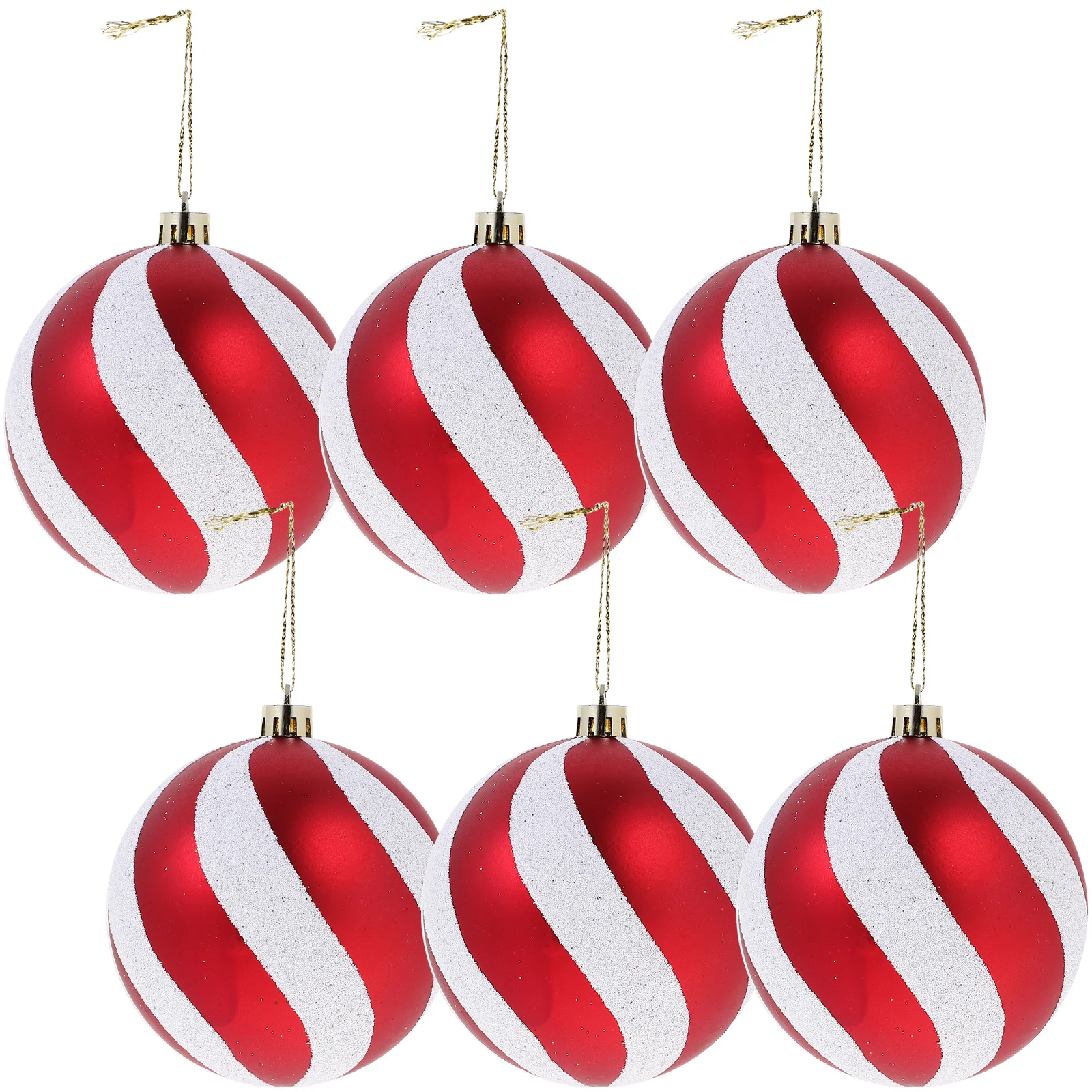 

6Pcs Xmas Tree Ornaments Balls Christmas Decorations Lovely Appearance Fine Details Suitable for Various Occasions
