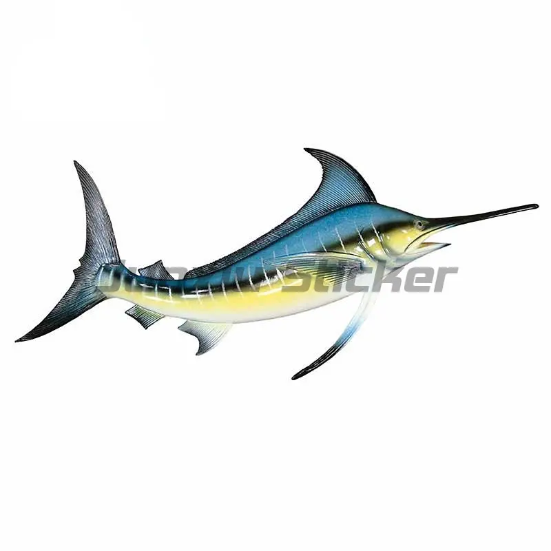 Bluefin Yellowfin Tuna Fish Car Stickers Vinyl Graphics RV VAN Car JDM Accessories Waterproof Decal