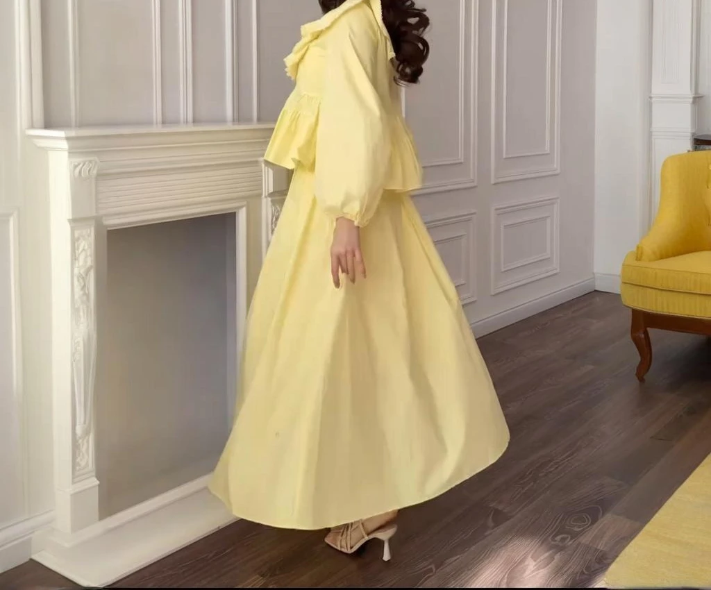 2025 Spring New Women's Solid Color Long Sleeve French Temperament Skirt Fashion Set