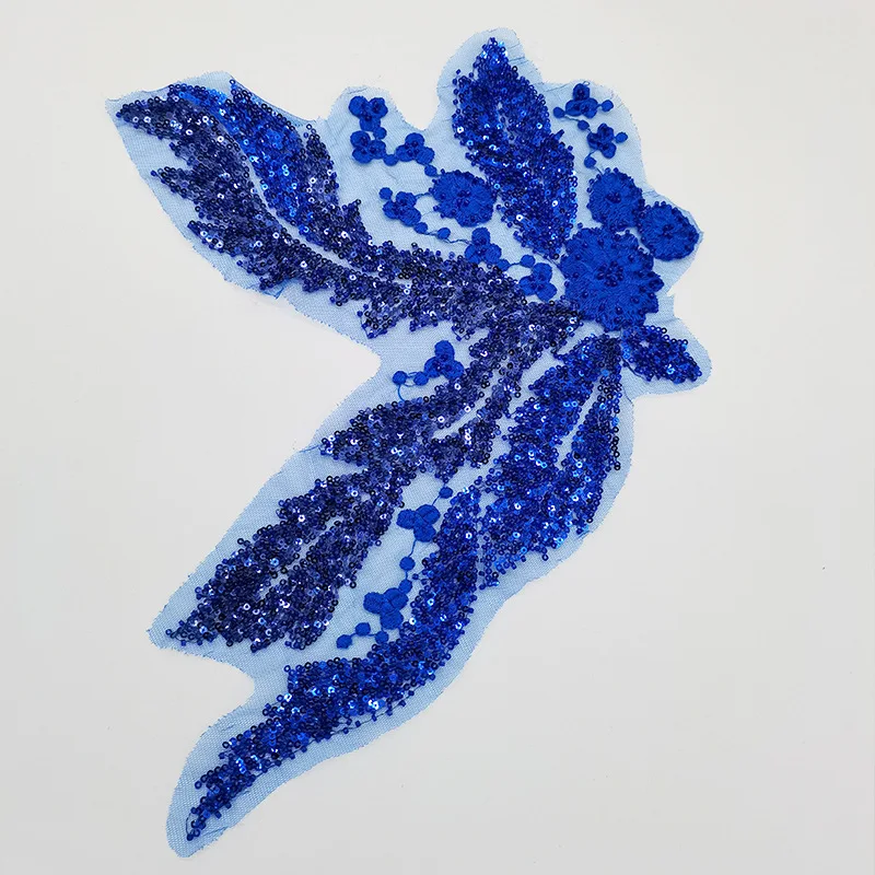 10Pieces High Quality Clothing Beaded Accessories Sequins Applique Patches For Clothing DIY Accessories