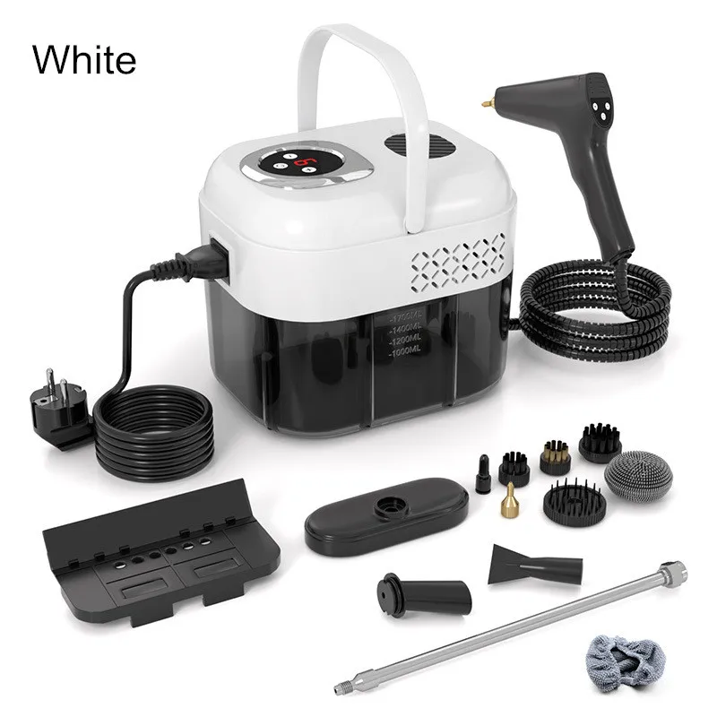 Hand-Held Steam Cleaner 1700W High Pressure 30 Seconds Quick Heating 99.9% Sterilization Suitable For Floor/Kitchen/Bathroom/Car