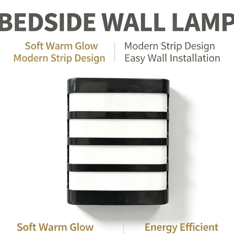 Modern Square LED Outdoor Wall Light High Lumen Bright Waterproof Dustproof Shatterproof Acrylic Cover Easy Install