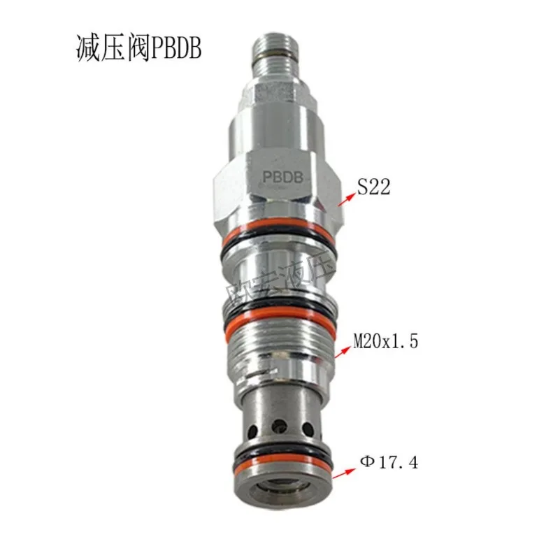 Pressure Reducing Valve PPR2-10 Excavator Motor Pilot Oil Pump, Relief Valve Hydraulic Valve PBDB Pressure Valve Regulator PPDB
