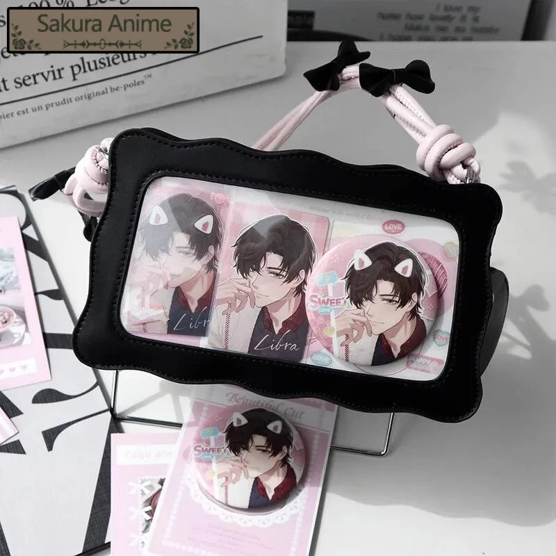 กระเป๋าสะพายไหล่สไตล์ Y2K น่ารักแบบ Kawaii แฟชั่นเก๋ไก๋ กระเป๋าใสสะพายใต้วงแขนสำหรับผู้หญิง ใช้ได้กับทุกชุด กระเป๋าถือและกระเป๋าสะพาย