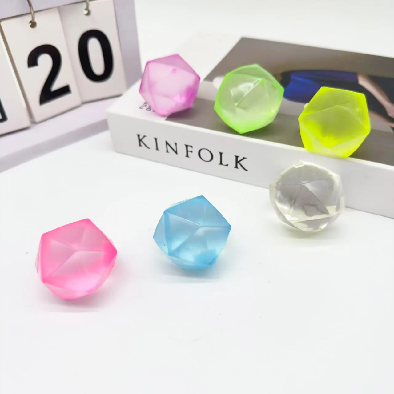 Small Size Cute Diamond Maltose Squishy Squeeze Ball Portable Soft Pinch Fidget Toy Stress Anxiety Relief Decompression Tool