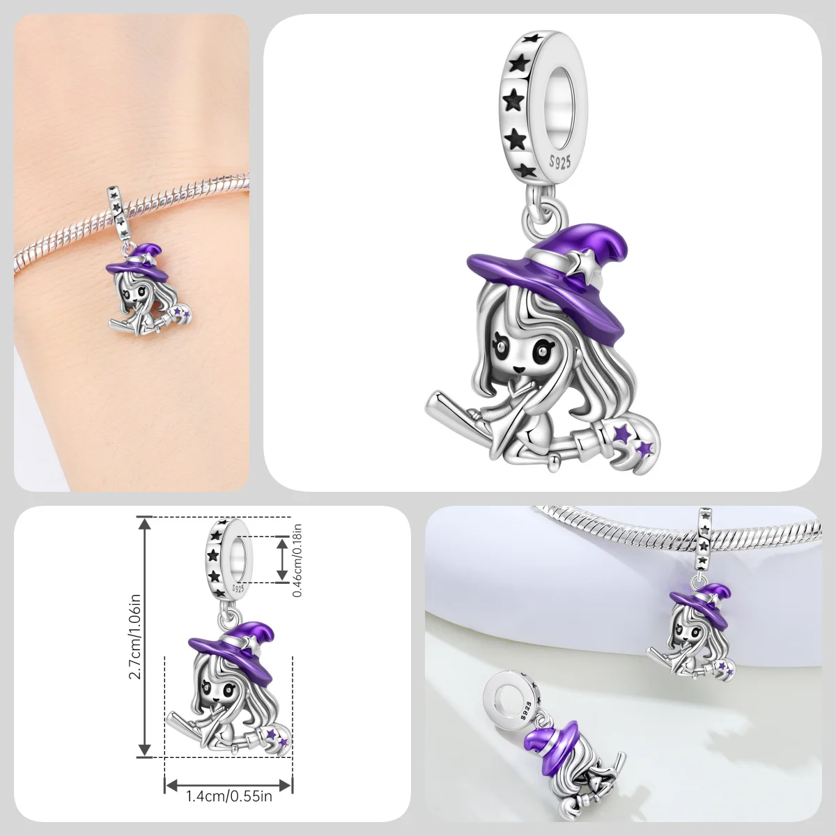 HEIßER 925 Sterling Silber Cartoon Charakter Arzt Krankenschwester Paare Perlen Fit Frauen Armbänder Charms DIY Geburtstag Party Geschenke Schmuck – Detail 7