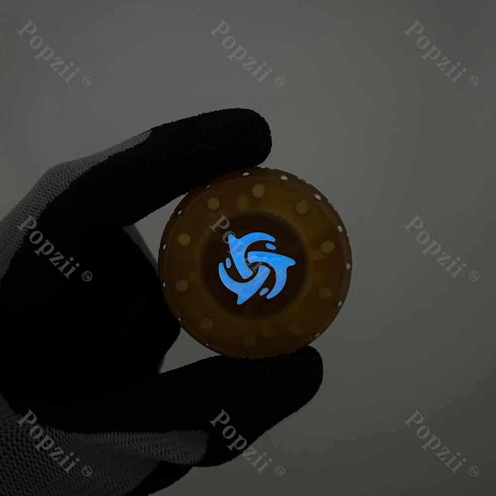 WANDER Z 쇼크 드럼 EDC 발광 코팅 자석 래칫 코인 피젯 스피너 손가락 회전 장난감 스냅 코인 불안 완화 장난감