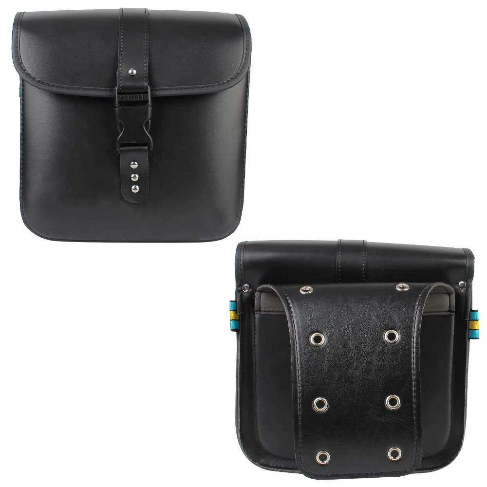 Motor Tail Luggage Suitcase PU Leather Motorcycle Storage Tool Bag Motorcycle Riding Travel Tank Bag Side Luggage Saddle Bag